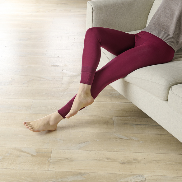 Leggings thermiques bordeaux
