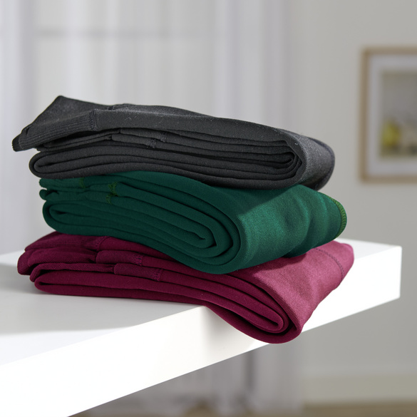 Leggings thermiques vert émeraude