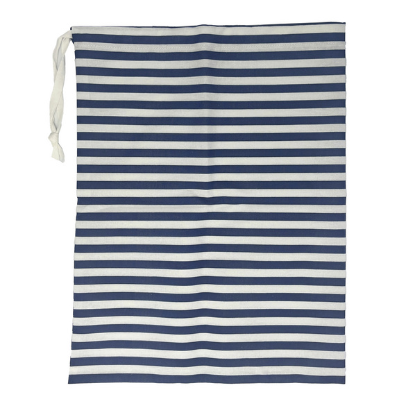 Sac à pain, bleu/blanc