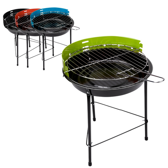 Barbecue au charbon de bois BBQ couleurs assorties alpina