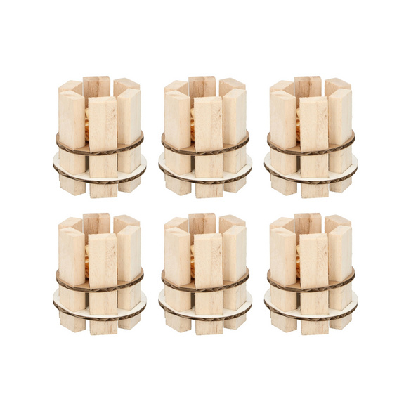 Allume-feu en bois, set de 6 pièces FSC