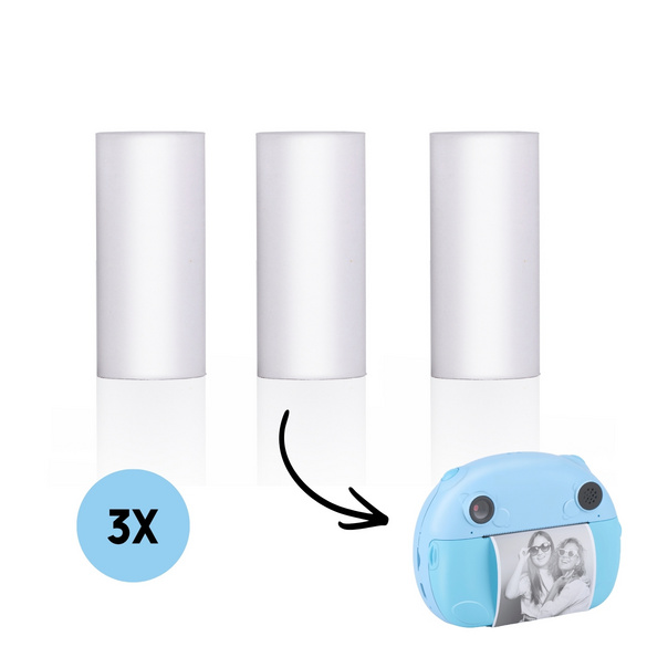 Rouleaux de papier thermique de rechange pour appareil photo numérique instantané, lot de 3
