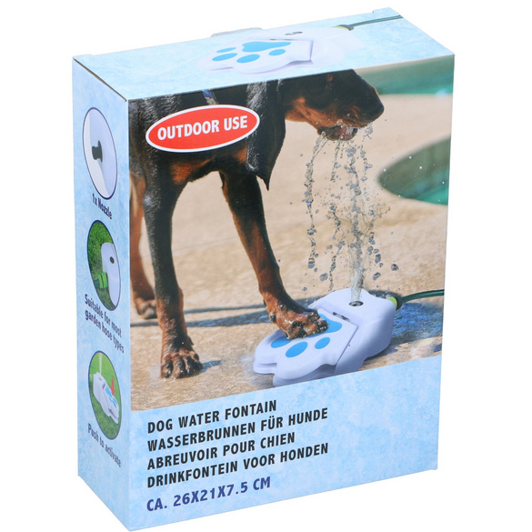Fontaine d'eau pour chien pour le tuyau d'arrosage