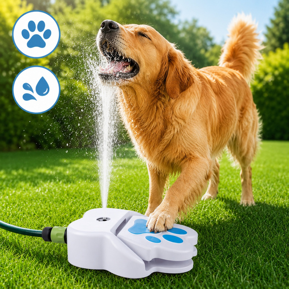 Fontaine d'eau pour chien pour le tuyau d'arrosage