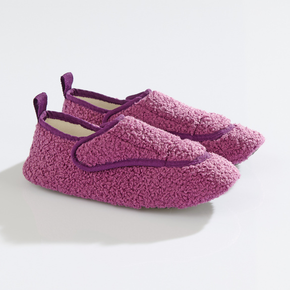 Chaussons confort « Gertrud » - bordeaux
