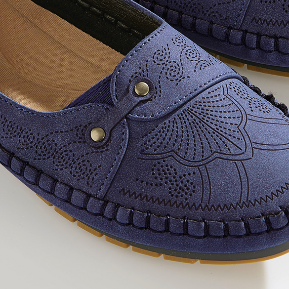 Mocassins "Nica" bleu
