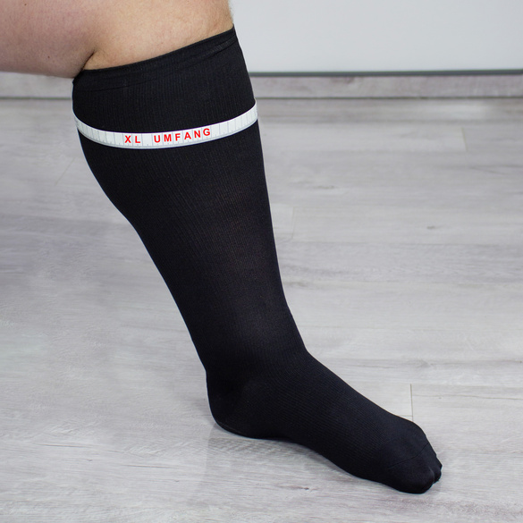 Lot de 2 bas de contention Venoform XXL, noir