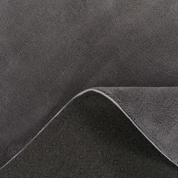 Tapis à poils courts CADIZ 630 Anthracite Rectangulaire Paco Home