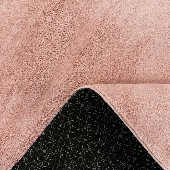 Tapis ras du sol CADIZ 630 Rose Rectangulaire Paco Home