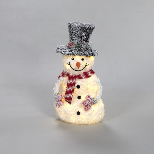 Bonhommes de neige LED « La famille Frosty » (père + mère + enfant)