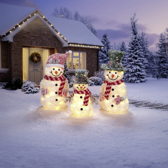 Bonhomme de neige LED « Mr. Frosty » Gainsborough