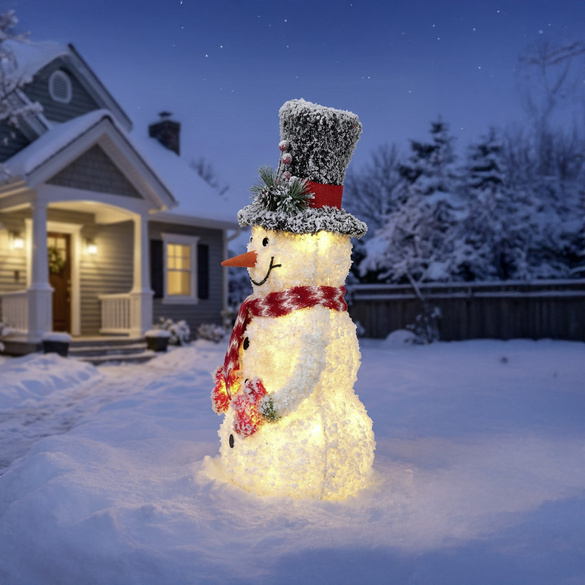 Bonhomme de neige LED « Mr. Frosty » Gainsborough