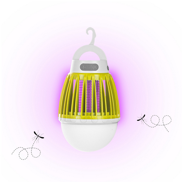Piège à insectes 3-en-1 avec lumière UV Genius