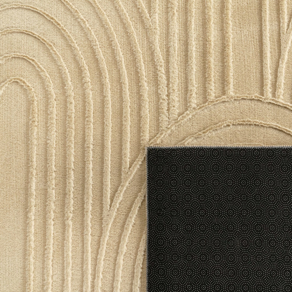 Tapis LELYSTAD 524 Beige Rectangulaire Paco Home