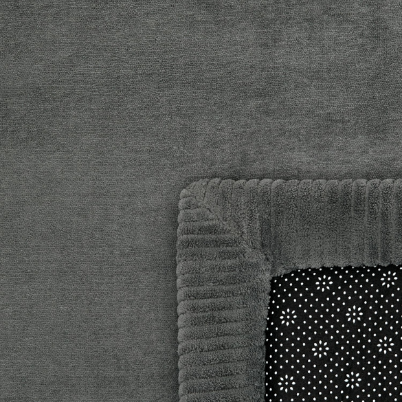 Tapis à poils courts TATAMI 475 Anthracite Rond Paco Home