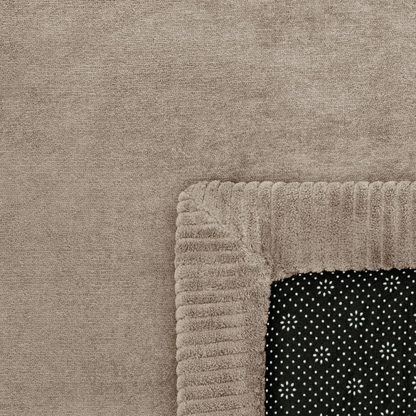 Tapis ras du sol TATAMI 475 Beige Rond Paco Home