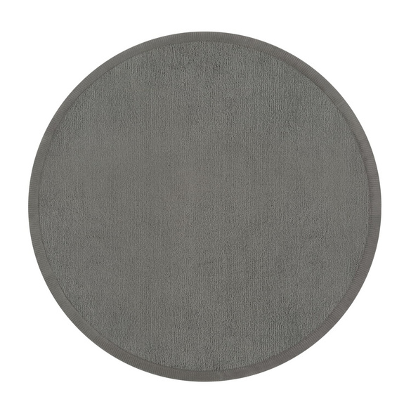 Tapis ras TATAMI 475 Gris Rond Paco Home