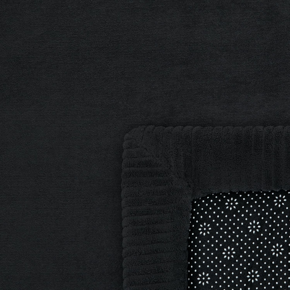 Tapis ras TATAMI 475 Noir Rectangulaire Paco Home