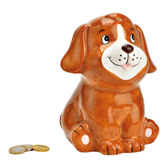 Tirelire « Chien » en céramique