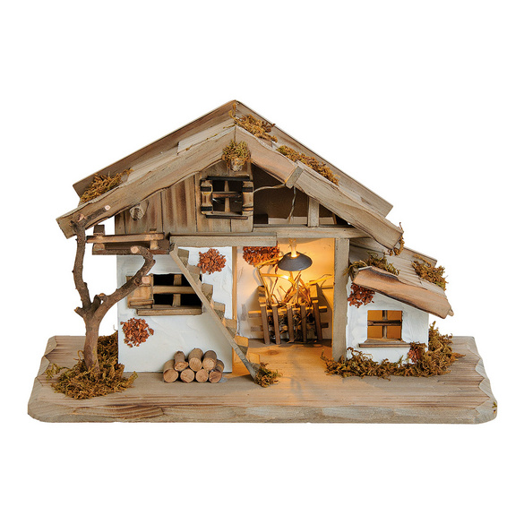 Crèche avec éclairage LED