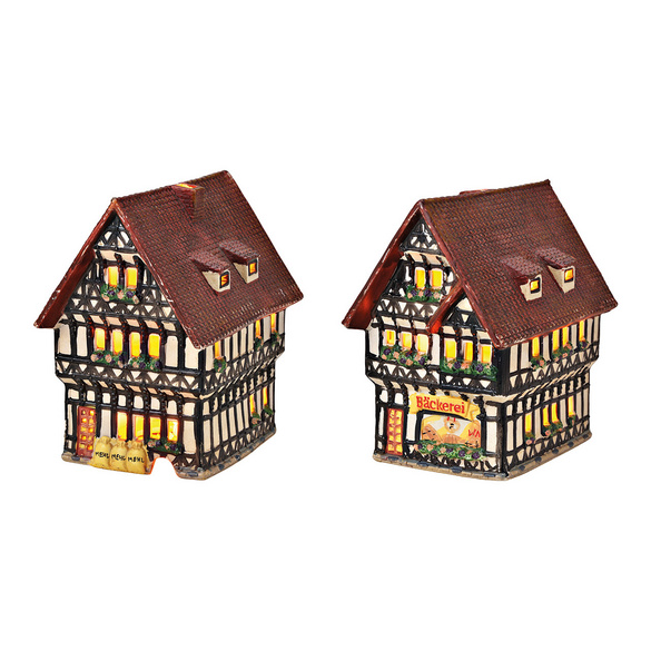 Boulangerie « Maison de lumière en porcelaine »