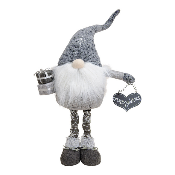Lutin de Noël « Merry Christmas » en feutrine et tricot