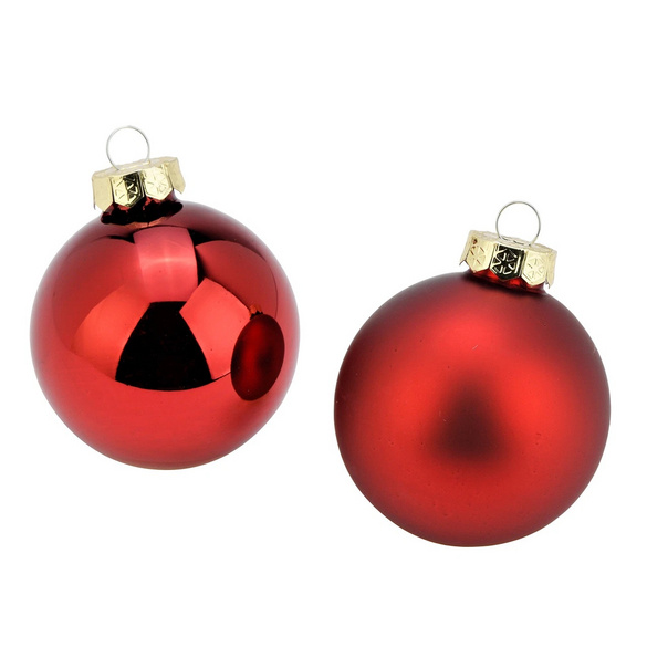 Boules de Noël Bordeaux, lot de 12 – Wurm