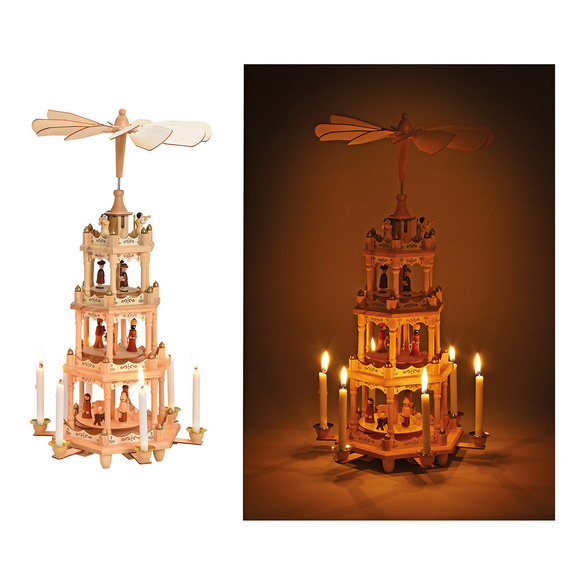 Pyramide de Noël en bois – Ver