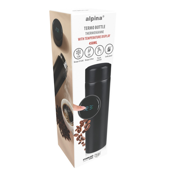 Bouteille isotherme numérique Alpina