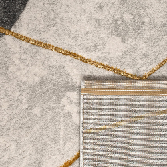 Tapis à poils courts Tuana 217 Gris Paco Home