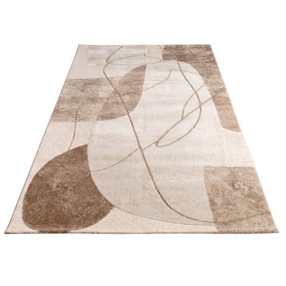 Tapis à poils courts Tuana 217 Beige Paco Home