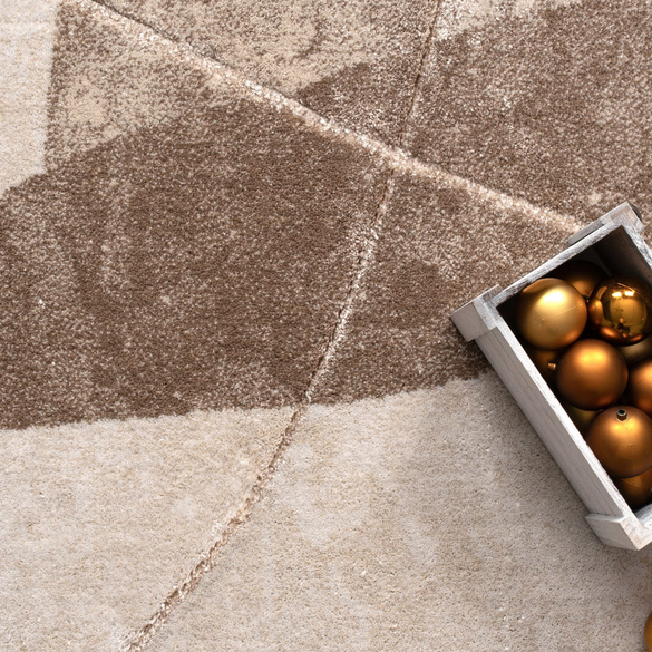 Tapis à poils courts Tuana 217 Beige Paco Home