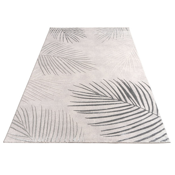 Tapis à poils courts Tuana 218 Gris Paco Home