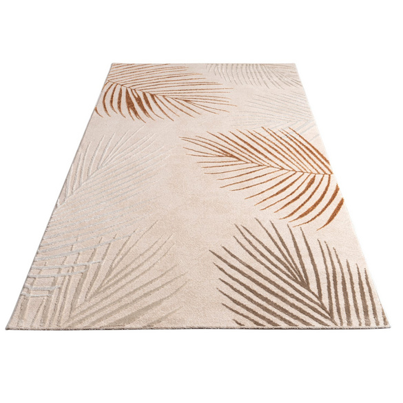 Tapis à poils courts Tuana 218 Beige Paco Home