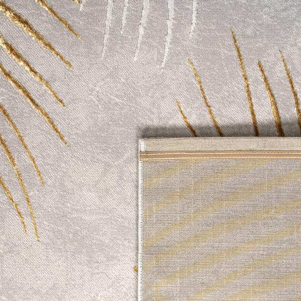 Tapis à poils courts Tuana 218 Gold Paco Home