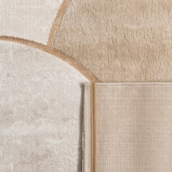 Tapis à poils courts Tuana 220 Beige Paco Home