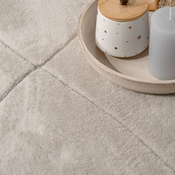 Tapis à poils courts Utrecht 641 Crème Paco Home