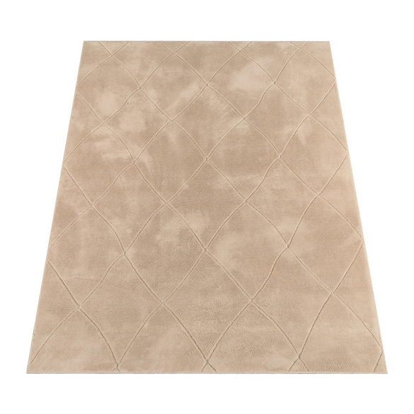 Tapis à poils courts Utrecht 641 Beige Paco Home