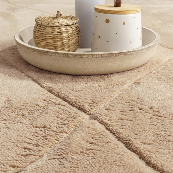 Tapis à poils courts Utrecht 641 Beige Paco Home