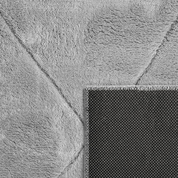 Tapis à poils courts Utrecht 641 Gris Paco Home
