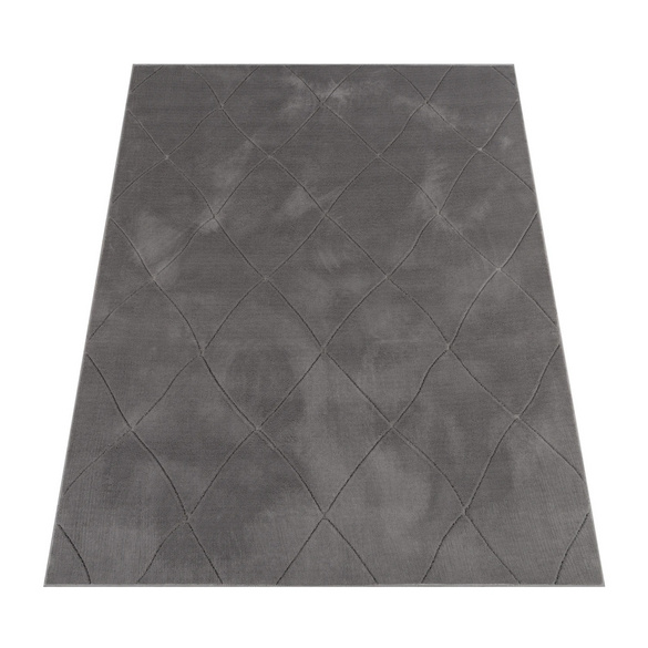 Tapis à poils courts Utrecht 641 Anthracite Paco Home