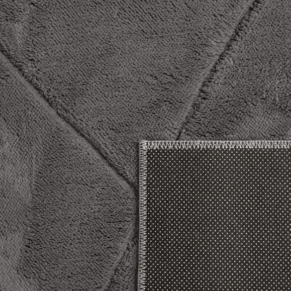 Tapis à poils courts Utrecht 641 Anthracite Paco Home