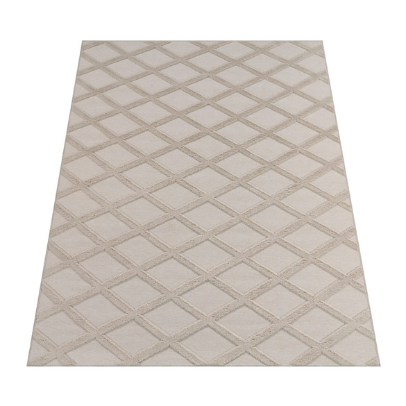 Tapis à poils courts Utrecht 642 Crème Paco Home