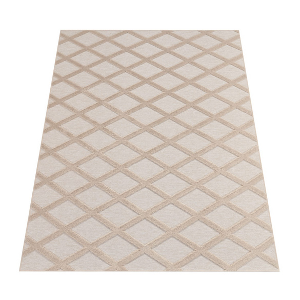 Tapis à poils courts Utrecht 642 Beige Paco Home