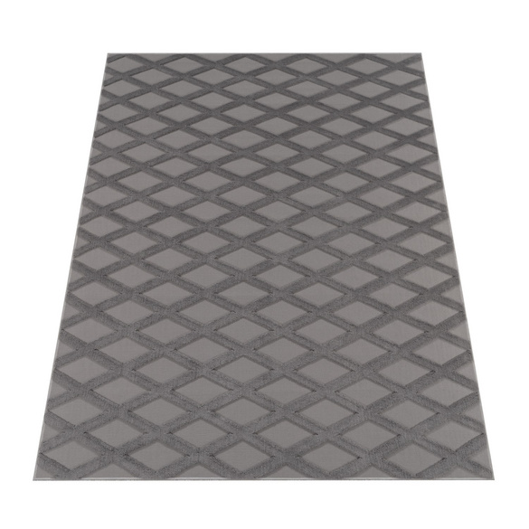 Tapis à poils courts Utrecht 642 Anthracite Paco Home