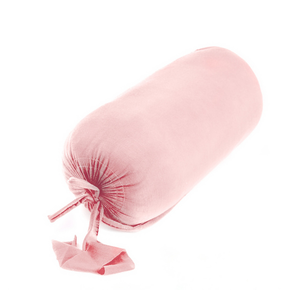 Lot de 2 draps-housses, rose poudré 100 x 200 cm