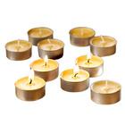 Lot de 6 bougies chauffe-plats, parfum Vanille