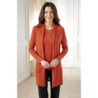Gilet avec strass, rouge Amélie di Santi