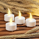 Lot de 4 bougies chauffe-plats à piles