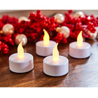 Lot de 4 bougies chauffe-plats à piles